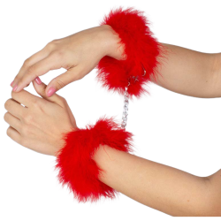 Secretplay - Menottes Marabou Rouge